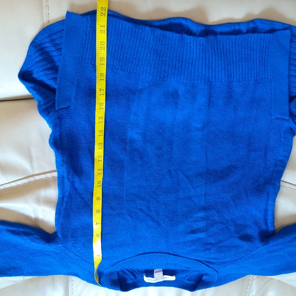 Women’s Classic Crewneck Sweater in Royal Blue - Picture 9 of 9